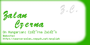 zalan czerna business card